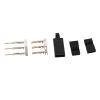 Bognajin JR Plug Fine Crafts Kit, Superior Performance ABS Brass Material, Simple, Wide Application for Electronic Instruments Model Aircraft, with 50 Pin Socket Shell Set view 1