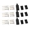 Bognajin JR Plug Fine Crafts Kit, Superior Performance ABS Brass Material, Simple, Wide Application for Electronic Instruments Model Aircraft, with 50 Pin Socket Shell Set view 2