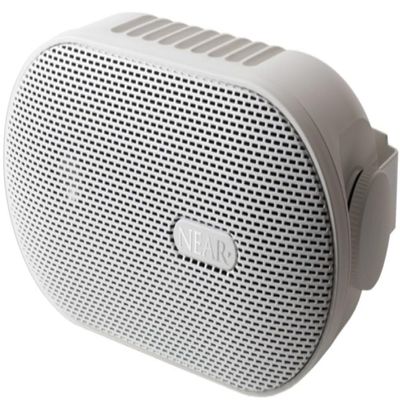 LB6W Near All-Environment Bracket Mount Outdoor Loudspeaker, White, 48Hz-19kHz Frequency Response, 88dB Sensitivity, 120 Dispersion, 110dB Maximum SPL, Waterproof (IP68)