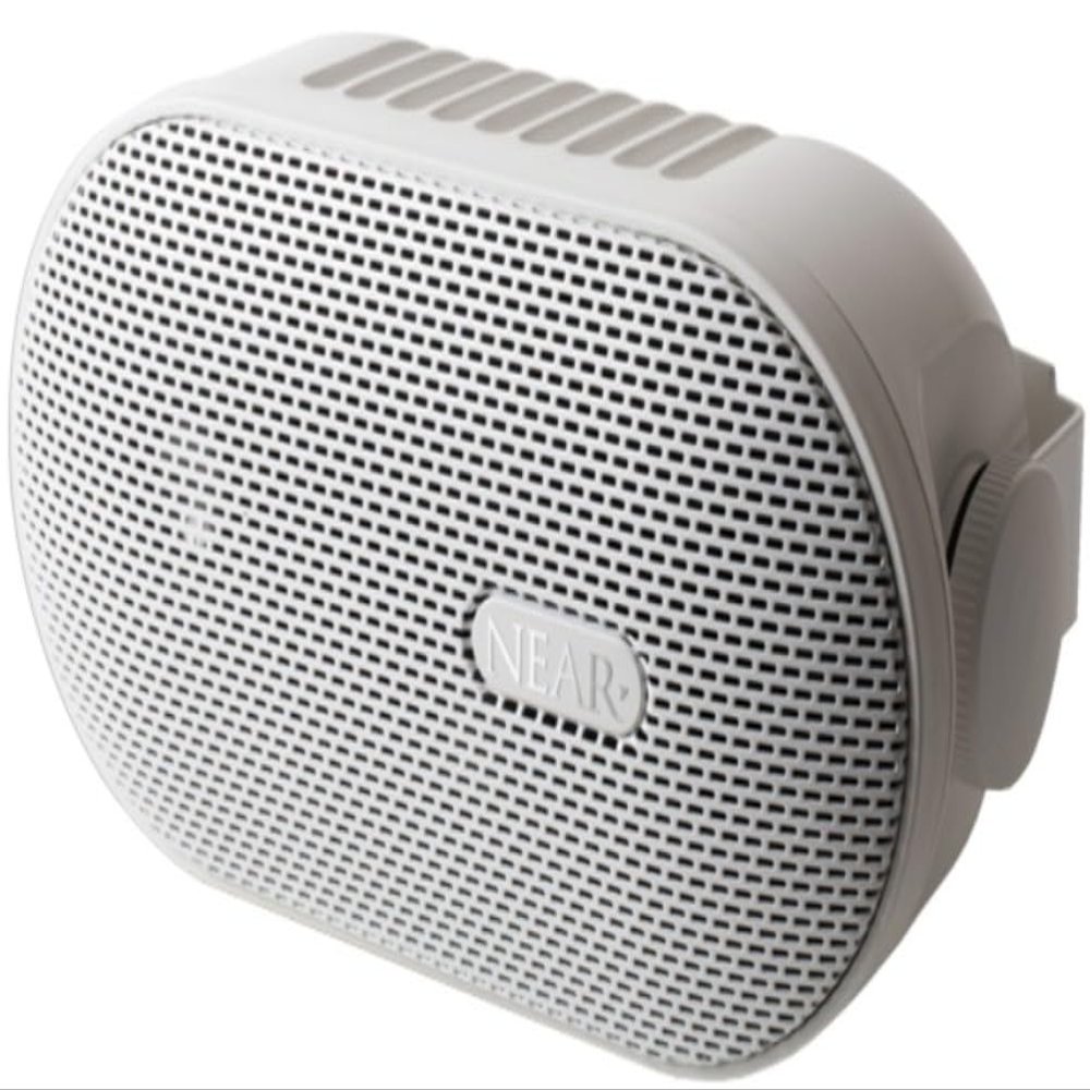 LB6W Near All-Environment Bracket Mount Outdoor Loudspeaker, White, 48Hz-19kHz Frequency Response, 88dB Sensitivity, 120 Dispersion, 110dB Maximum SPL, Waterproof (IP68)