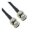 KUIQEO Video Connector RG58 Coaxial BNC Male Female to BNC Male Female Jack pl;/UG Right Angle R/1F Cable 50 Ohm Crimp Connector Wire 0.5M 1M 2M 5M 10M 20M coaxial Cable(Type A,2M) view 1