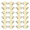 Eyekepper 12 Pack Blue Light Blocking Reading Glasses Round Yellow Tinted Computer Readers Women Rimless +1.50 view 1