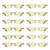 Eyekepper 12 Pack Blue Light Blocking Reading Glasses Yellow Tinted Computer Readers Women Rimless +2.50 view 1