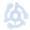 45 RPM Vinyl Record Adapters, 7 Inch Singles, Plastic Inserts (20) (White) view 1