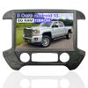 Radio for Chevrolet Silverado GMC Sierra 2014-2019 Radio Upgrade 8+128G with Carplay Android Auto 13.1 Inch Screen GPS Multimedia Player AHD Backup Camera GPS DSP SWC Bluetooth 5.0 Carbon Fibre view 1