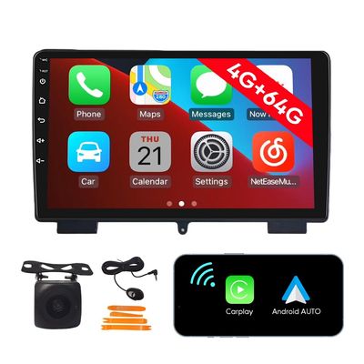 [4G 64G] Android Car Stereo FM Radio Carplay Android Auto 9" Touchscreen Headunit Media Player with Backup Camera for Hyundai Genesis Coupe 2009 2010 2011