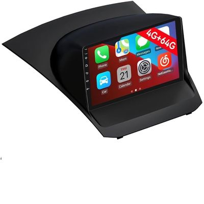 [4G 64G] Android Car Stereo FM Radio Carplay Android Auto 9" Touchscreen Headunit Media Player with Backup Camera for Ford Fiesta 2009 2010