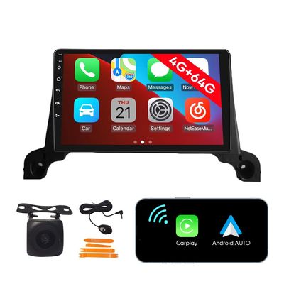 [4G 64G] Android Car Stereo FM Radio Carplay Android Auto 9" Touchscreen Headunit Media Player with Backup Camera for Peugeot 4008/5008 2017 2018 2019