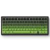 MCHOSE G75 PRO 75% Wireless Mechanical Keyboard, TKL Keyboards Tri-Mode BT5.0/2.4GHz/USB-C, Hot Swap Custom Creamy Keyboards Linear Switch, Double Shot PBT Keycaps RGB LED Backlit, Black&Green view 1
