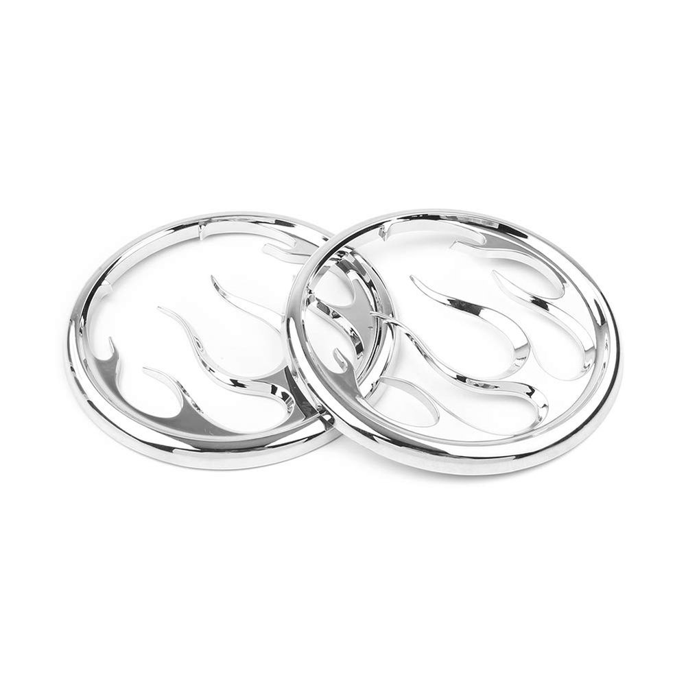 Bacar Speaker Grill Cover Front Speaker Grill for Harley Street Glides 2006-2013, Electra Glide 1996-2013, Trikes 2009-2013