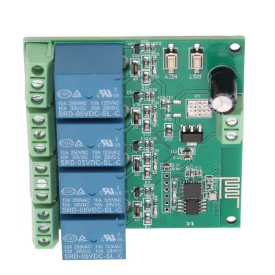 4 Channel Relay Module ESP8266 Chip WiFi Wireless Control Quad Relay Board for Electronic Equipment (DC5V)