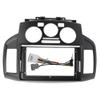 Car Accessory Double Din 9 Inch Radio Plastic Fascia Panel Frame for Nissan NV200 2010-2018 Dashboard Mount Kit (Black Frame Cable) view 4
