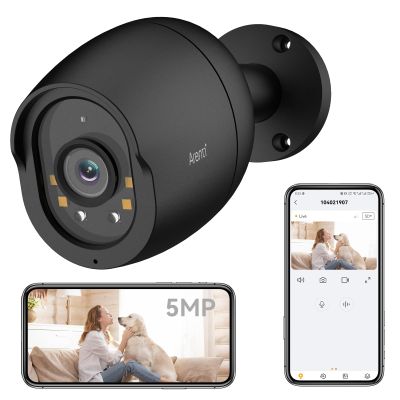 ARENTI 5MP PoE IP Camera Outdoor, Bullet Surveillance Cameras for Home Security with Human/Vehicle Detection, Full Color Night Vision, Two Way Talk, App Control