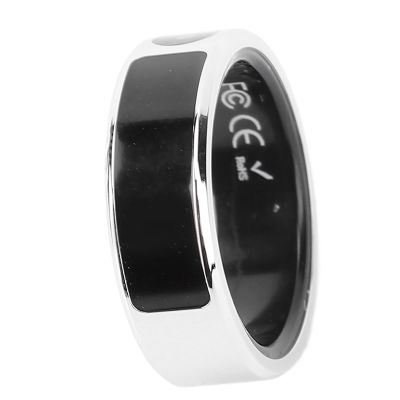 Control Smart Fitness Ring with Multiple Sports Modes, Control, and Stainless Steel Design, Supports Real Time Monitoring, and Uninterrupted Functionality (#12)