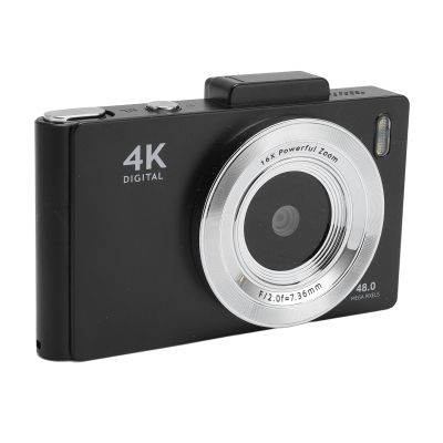 48MP 4K Digital Camera, Auto Focus, HD 480 x 640 Screen, Low Light Flash, OTG Sharing