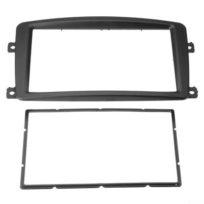 2pcs Car Fascia for DASH Frame for Mercedes W203 W209, Car Stereo Mount Installation Trim Kit, DVD panel Frame 178x102mm, Inner Frame 173x98mm