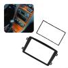 2pcs Car Fascia for DASH Frame for Mercedes W203 W209, Car Stereo Mount Installation Trim Kit, DVD panel Frame 178x102mm, Inner Frame 173x98mm view 2