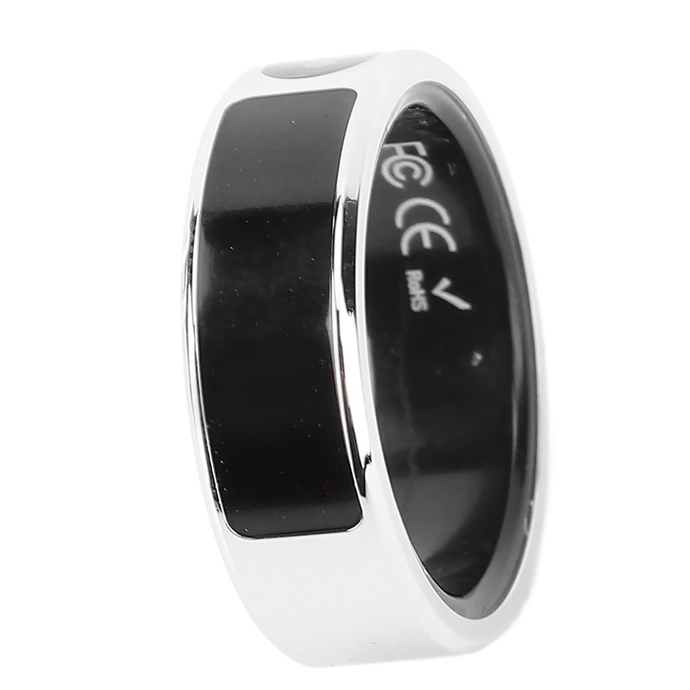 Control Smart Fitness Ring with Multiple Sports Modes, Control, and Stainless Steel Design, Supports Real Time Monitoring, and Uninterrupted Functionality (#8)