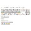 128-Key Color Round Keycaps with Original Factory Height Cherry-Profile PBT Key-Cap for MX Mechanical Keypad view 1