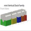 Mac mini Vertical Dock | Multi-Mac mini Storage | Mac mini Server | Mac mini Holder | Mac mini Stand | Gift for Techy (Penta (5), Gold) view 4