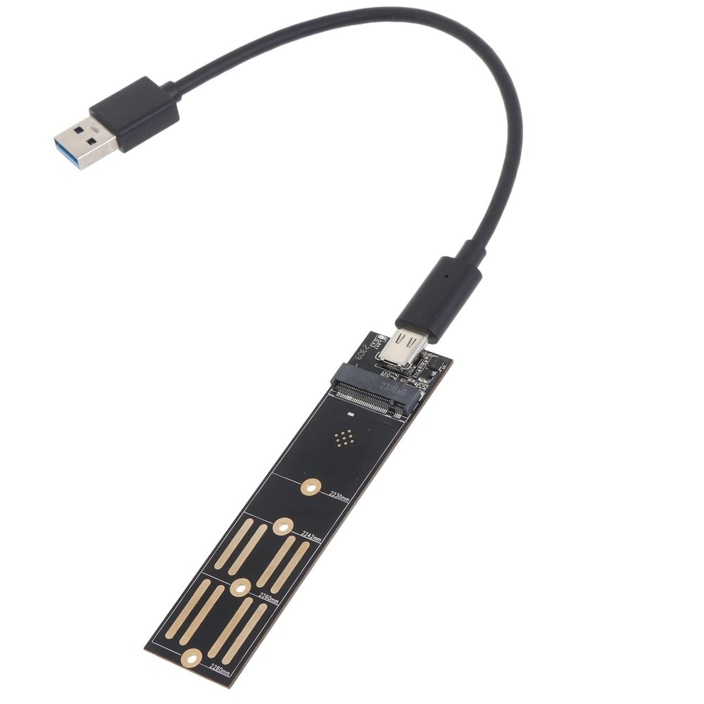 Kangnice 10Gbps M.2 Hard to USB 3.1 Adapter SSD to USB Converter M.2 NVME 2230/2242/2260/2280 SSD