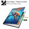 Case for All-New 7" Kindle Paperwhite 12th Gen 2024 & Kindle Colorsoft Signature Edition 2024, Multi-Angle Stand Smart Cover Shockproof with Auto Wake/Sleep, Turtle Art view 3