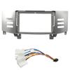 Car Audio Fascia Frame 9 Inch Adapter Android Radio Dash Fitting Panel Kit for Toyota Reiz Mark X 2005-2010 (Right Silver Cable) view 1