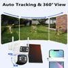 WEILAILIFE Auto Tracking & 2-Way Audio Security Cameras Wireless Outdoor, Solar-Powered PTZ Security Camera System, WiFi Home Video Surveillance Systems DVR Kits view 4