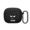 kwmobile Silicone Case Compatible with Bowers & Wilkins Pi6 / Pi8 Case Cover - Don't Touch My Headphones White/Black/Black view 1