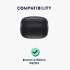 kwmobile Silicone Case Compatible with Bowers & Wilkins Pi6 / Pi8 Case Cover - Don't Touch My Headphones White/Black/Black view 2