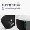kwmobile Silicone Case Compatible with Bowers & Wilkins Pi6 / Pi8 Case Cover - Don't Touch My Headphones White/Black/Black view 3