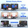 New Surface Dock Triple Displays 4K@60HZ HDMI+VGA, 11 in 1 Surface Docking Station for Surface Pro 11/10/9/8/X/7/6/5/4/3,Surface Laptop 7/6/5/4/3/2/1,Surface Book Go view 4