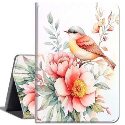 Case for All-New Kindle Scribe (10.2 inch, 2022 Release),Slim Lightweight Smart Shell Stand Cover with Auto Wake/Sleep Cases for Kindle Scribe 10.2",Cute Bird and Flower