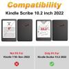 Case for All-New Kindle Scribe (10.2 inch, 2022 Release),Slim Lightweight Smart Shell Stand Cover with Auto Wake/Sleep Cases for Kindle Scribe 10.2",Cute Bird and Flower view 2