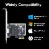 10Gtek 1Gb/s Network Card with One Port RJ45, Supports Windows 7/8/8.1/10/11/Vista, Servers 2012/2008 R2, Linux, Mac OS, 4-Pack view 4