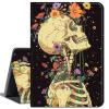 Case for 6" All-New Kindle (11th Generation, 2022 Release),Slim Lightweight Smart Shell Stand Cover with Auto Wake/Sleep for Kindle 2022 e-Reader,Skeleton and Flower view 1