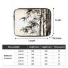 12 Inch Laptop Sleeve Bag Waterproof Shockproof Laptop Case Bag Bamboo Tree Image Chinese Calligraphy Computer Skin Bags Lightweight Tablet Carrying Case view 4