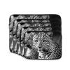13 Inch Laptop Sleeve Bag Waterproof Shockproof Laptop Case Bag Black White Leopard Animal Computer Skin Bags Lightweight Tablet Carrying Case view 2