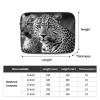 13 Inch Laptop Sleeve Bag Waterproof Shockproof Laptop Case Bag Black White Leopard Animal Computer Skin Bags Lightweight Tablet Carrying Case view 4