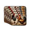 10 Inch Laptop Sleeve Bag Waterproof Shockproof Laptop Case Bag Chicken and Rooster Print Computer Skin Bags Lightweight Tablet Carrying Case view 2