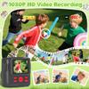 Kids Camera Instant Print, Safe Toddler Camera, 2.4 Inch Screen, 1080P with 16X Zoom, 32GB TF Card for 4 5 6 7 8 9 10 Year Old Girl & Boy Birthday Gifts, Black view 3