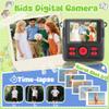 Kids Camera Instant Print, Safe Toddler Camera, 2.4 Inch Screen, 1080P with 16X Zoom, 32GB TF Card for 4 5 6 7 8 9 10 Year Old Girl & Boy Birthday Gifts, Black view 4