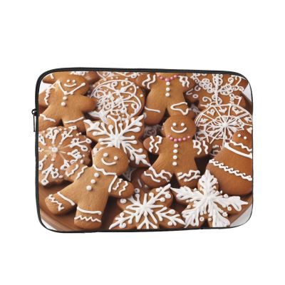 15 Inch Laptop Sleeve Bag Waterproof Shockproof Laptop Case Bag Gingerbread Cookies Computer Skin Bags Lightweight Tablet Carrying Case