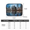 15 Inch Laptop Sleeve Bag Waterproof Shockproof Laptop Case Bag Chicago Reflected Computer Skin Bags Lightweight Tablet Carrying Case view 4