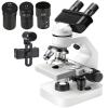2025 Upgraded Microscope,40x-2000x Compound Biological Microscope with 2X Magnification and Mobile Phone Adapter,Suitable for Students,Adults,Beginners,Laboratory Teaching Gifts view 1