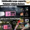 NOAA Weather Radio, 20000mAh Emergency Portable Radio, Hand Crank & Solar view 3