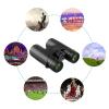 12x42 Professional Binoculars for Adults, High Power Binoculars with BaK4 prisms, Lightweight & Waterproof Binoculars for Bird Watching Hunting Stargazing view 2