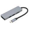 5 in 1 USB C Hub, 5Gbps Data Transfer, Ultra HD 4K30Hz, PD Charging Docking Station, Aluminum Alloy Housing, Multi Port for Home Office Travel view 1
