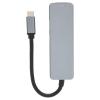 5 in 1 USB C Hub, 5Gbps Data Transfer, Ultra HD 4K30Hz, PD Charging Docking Station, Aluminum Alloy Housing, Multi Port for Home Office Travel view 3