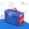Carrying Case Compatible with Yoto player, Cards Storage Bag with Handle and Shoulder Strap, Travel Storage box for Audio Music Player & Headphone Accessories (Blue) view 2